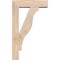 Ekena Millwork Funston Block Smooth Bracket w/ Offset Brace, Douglas Fir, 5 1/2"W x 18"D x 30"H BKT0604X18X30FST05SDF - alternate 4